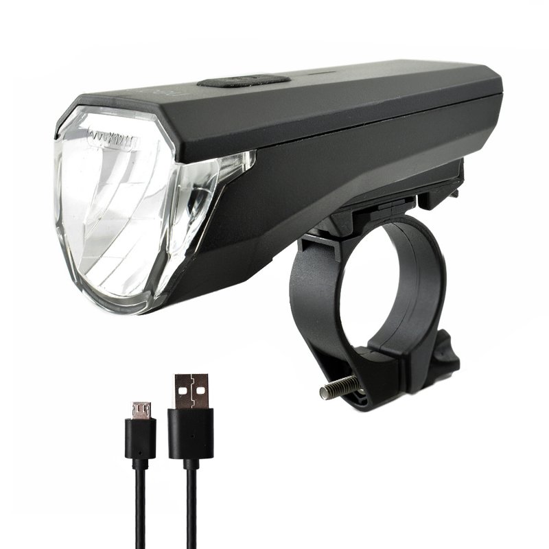 Nean Fahrrad Frontleuchte 50 LUX LED Scheinwerfer Mit Akku Und StVZO