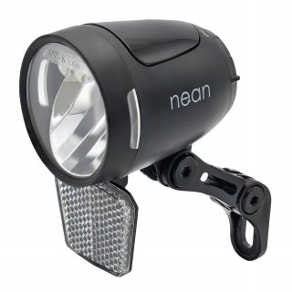nean Fahrrad 90 Lux Dynamo Frontleuchte mit Standlicht, Reflektor und StVZO-Zulassung