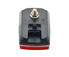 nean Fahrrad E-Bike Rückleuchte mit Reflektor und StVZO-Zulassung, 8 Candela