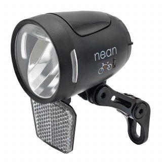 nean Fahrrad E-Bike Frontleuchte 90 LUX mit Reflektor und StVZO-Zulassung