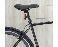 nean Fahrrad Akku Rückleuchte mit Bremsleuchte, Auto-Ein-Aus und StVZO-Zulassung, 5,5 Candela