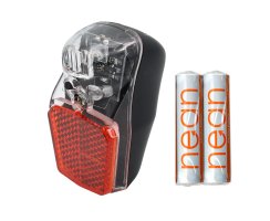 nean Fahrrad Rückleuchte mit Batterien, Reflektor...