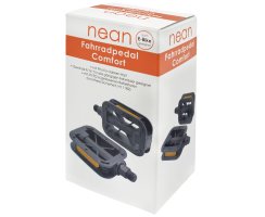 nean Fahrradpedal Comfort mit Reflektor, StVZO-Zugelassen, 9/16", 2er-Set