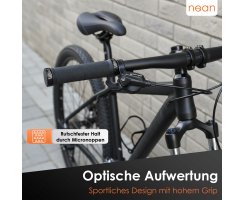 nean Fahrradgriff Fahrradgriffe "Sport", 2er-Set, 22 mm, schwarz