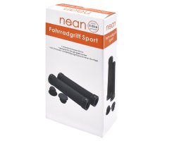nean Fahrradgriff Fahrradgriffe "Sport", 2er-Set, 22 mm, schwarz