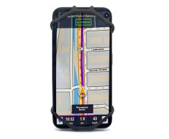 nean Fahrrad Lenker Silikon Smartphone Handyhalterung 360° Grad, schwarz
