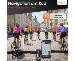 nean Fahrrad Lenker Silikon Smartphone Handyhalterung 360° Grad, schwarz