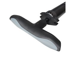 nean Fahrrad Standluftpumpe mit Ventiladaptern, 450 ml, schwarz