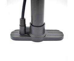 nean Fahrrad Standluftpumpe mit Ventiladaptern, 450 ml, schwarz
