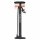 nean Fahrrad Luftpumpe Standluftpumpe mit Ventiladaptern, 450 ml, schwarz