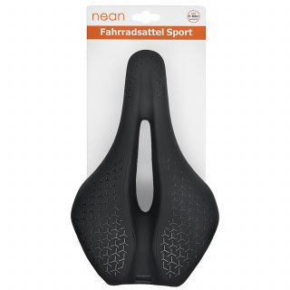 nean ergonomischer Fahrradsattel "Sport", stoßdämpfend, inkl. Sattelkloben