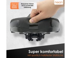 nean ergonomischer Fahrradsattel "Sport", stoßdämpfend, inkl. Sattelkloben